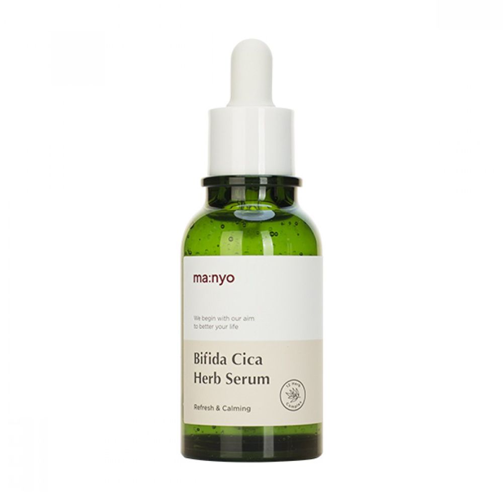 Заспокійлива сироватка для обличчя Manyo Bifida Cica Herb Serum з комплексом центели і біфідобактеріями, 50 мл